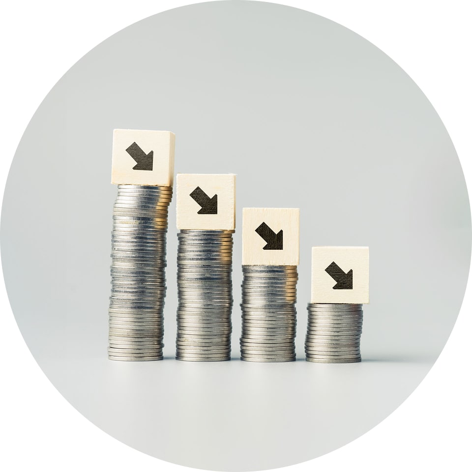 비용 절감 이미지